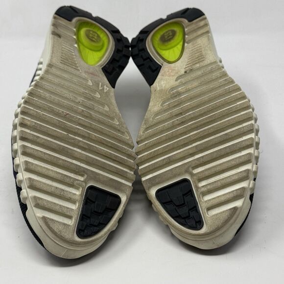 Ecco Zipflex Shoes Mens 7 - 7.5 EU 41 Blue Suede Office Comfort Sneakers - Picture 15 of 16